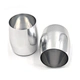 Silver Aluminum Candle cup